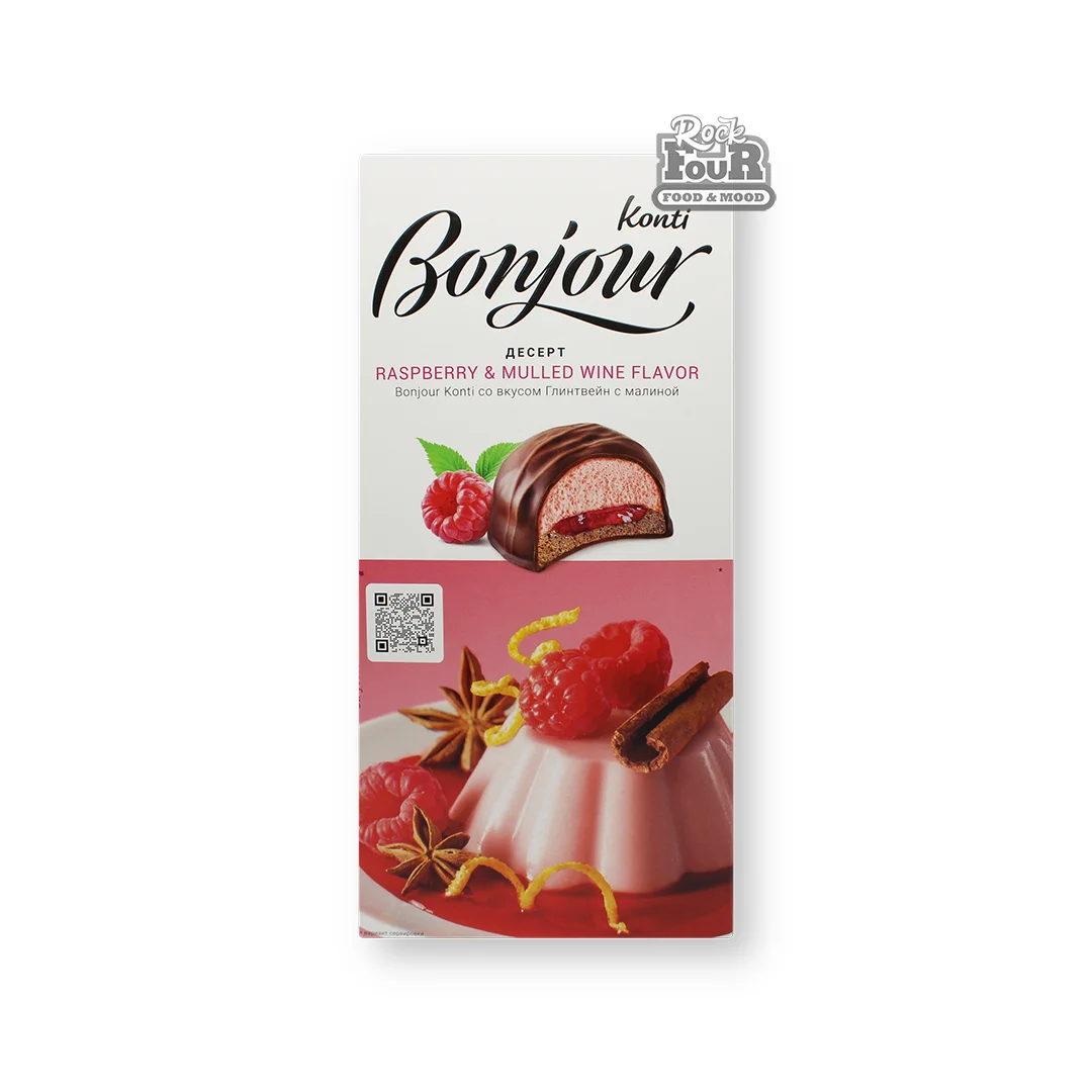 Աղանդեր «Konti Bonjour» գլինտվեյնի և ազնվամորու համով 232գ